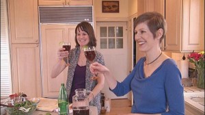 A and K Toasting with Joyce